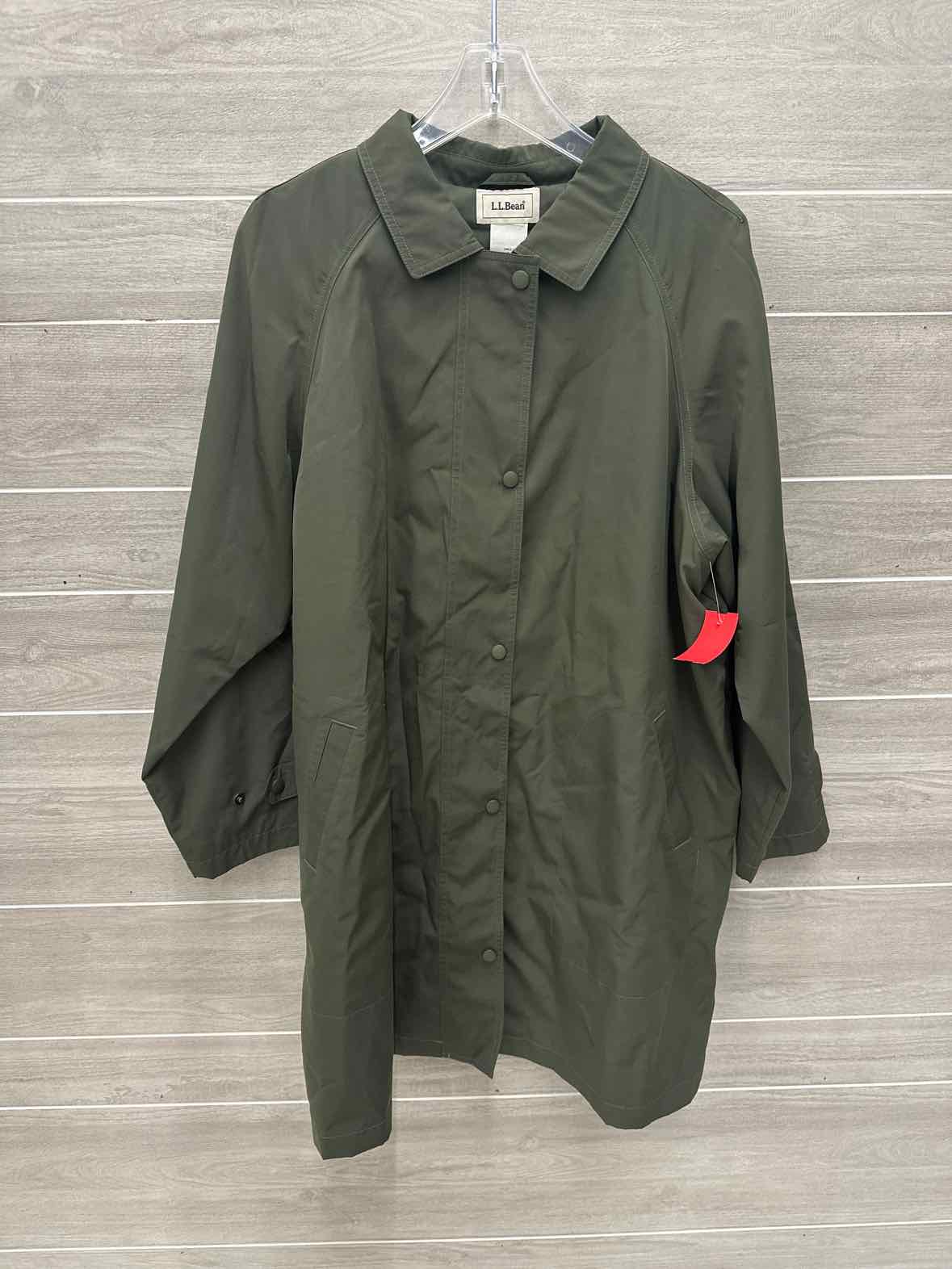 LL Bean Olive Womens Size 18/20 Jacket (Outdoor)