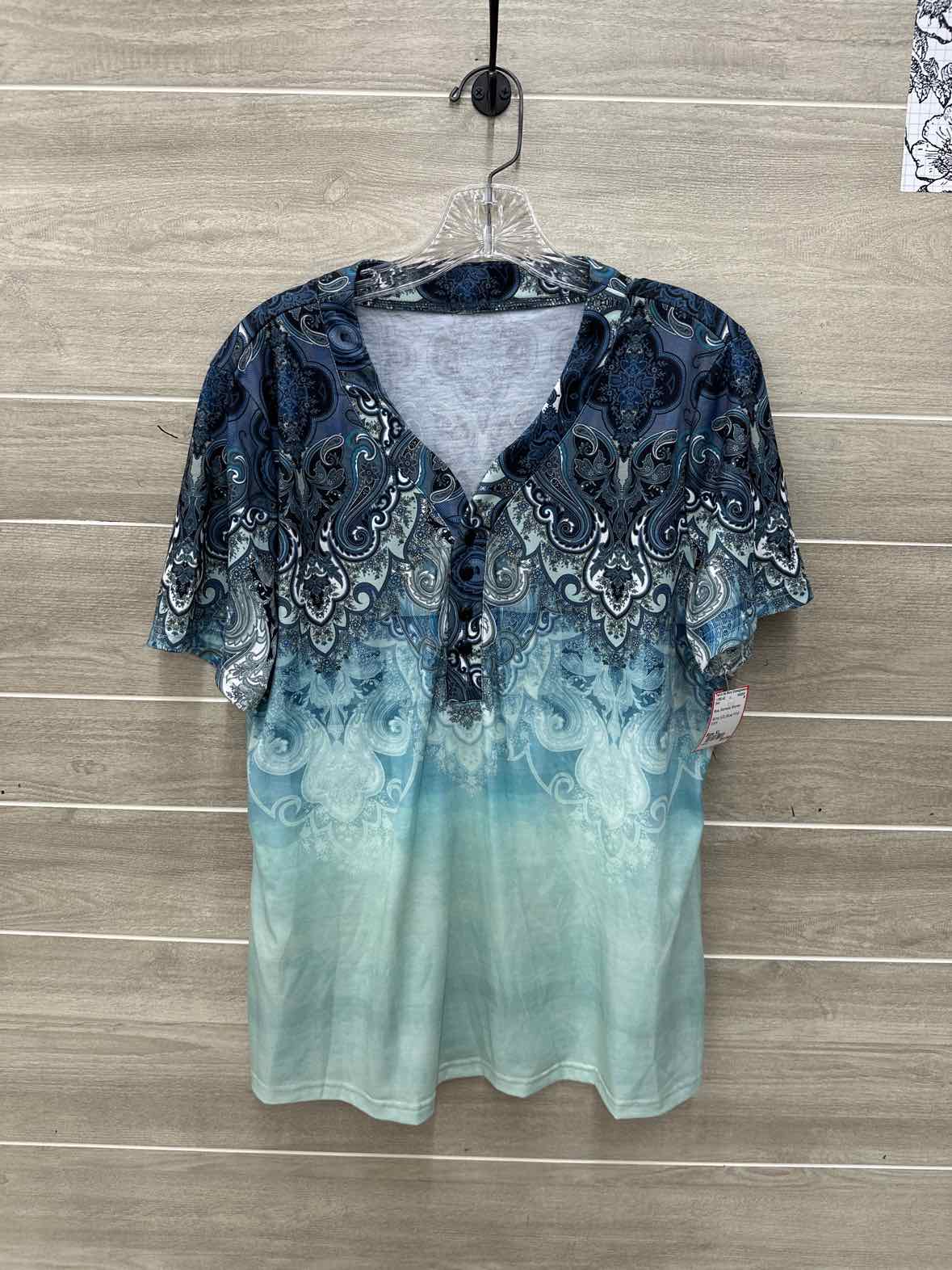 Blue Womens Women Size XL Shirt