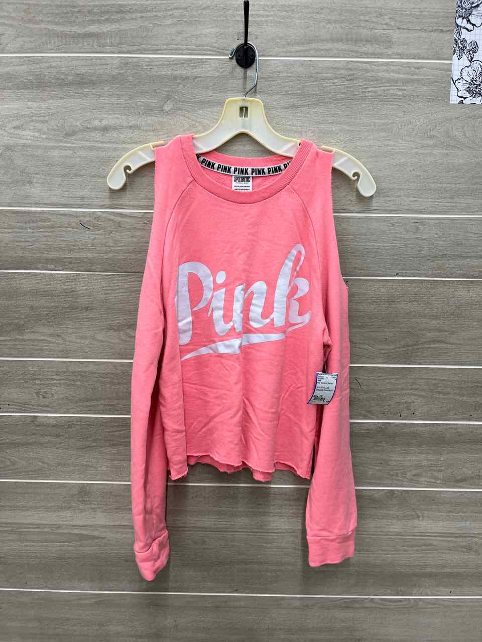 PINK Size XS Pink Womens Sweatshirt