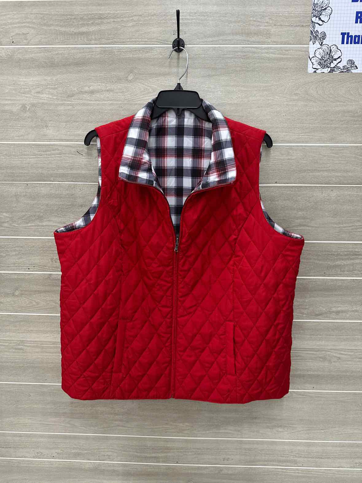 Size 3X Red Plus Vest