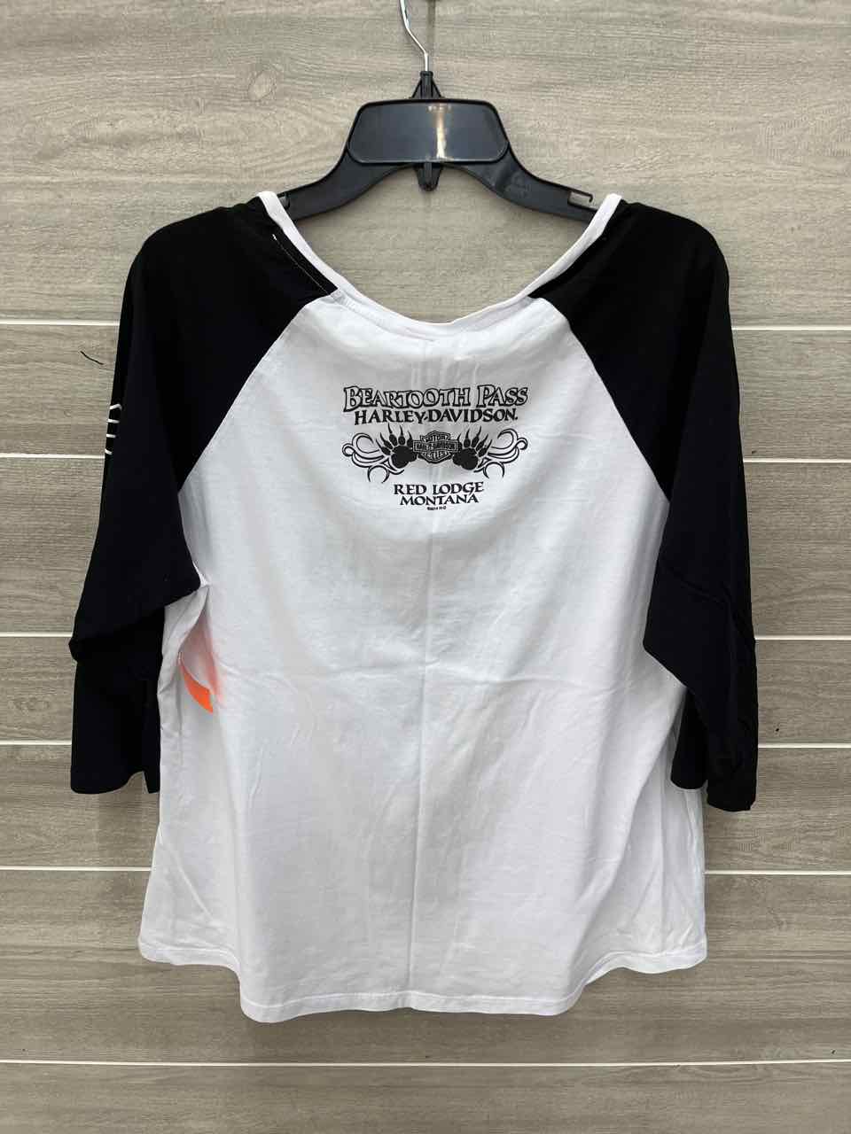 Harley Davidson White Womens Women Size 2X Shirt