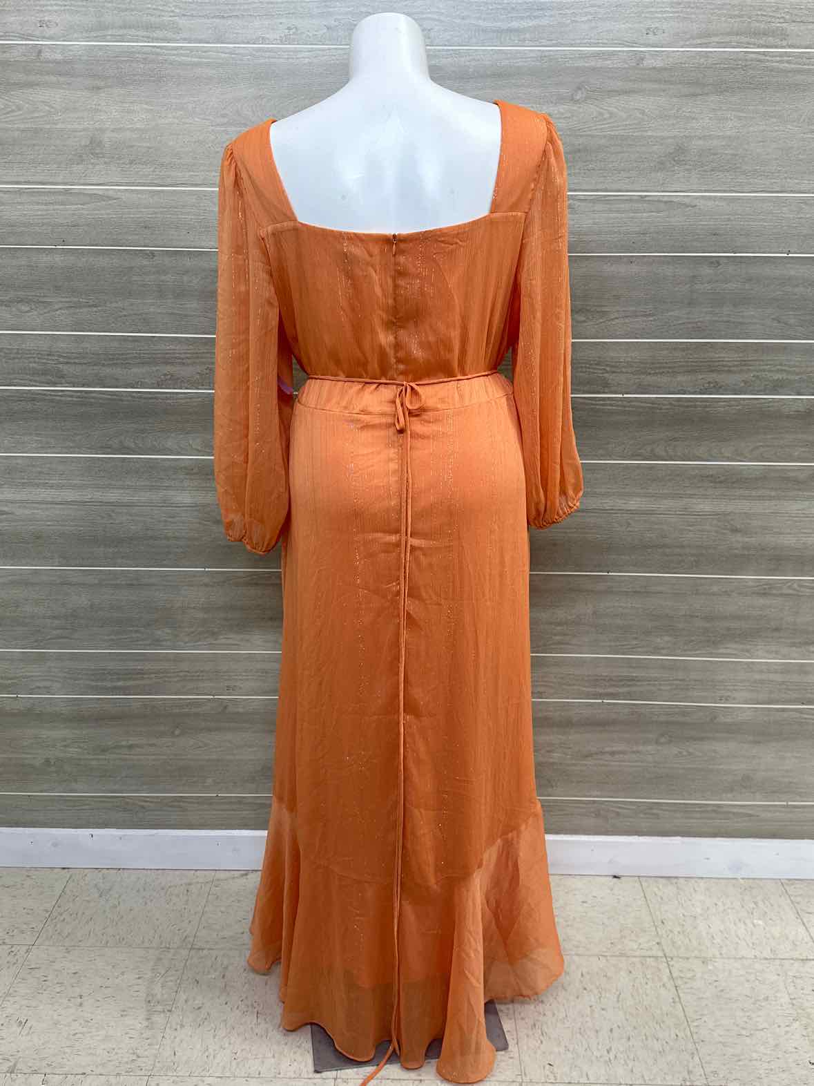 Danny & Nicole Orange Womens Size 20W Dress