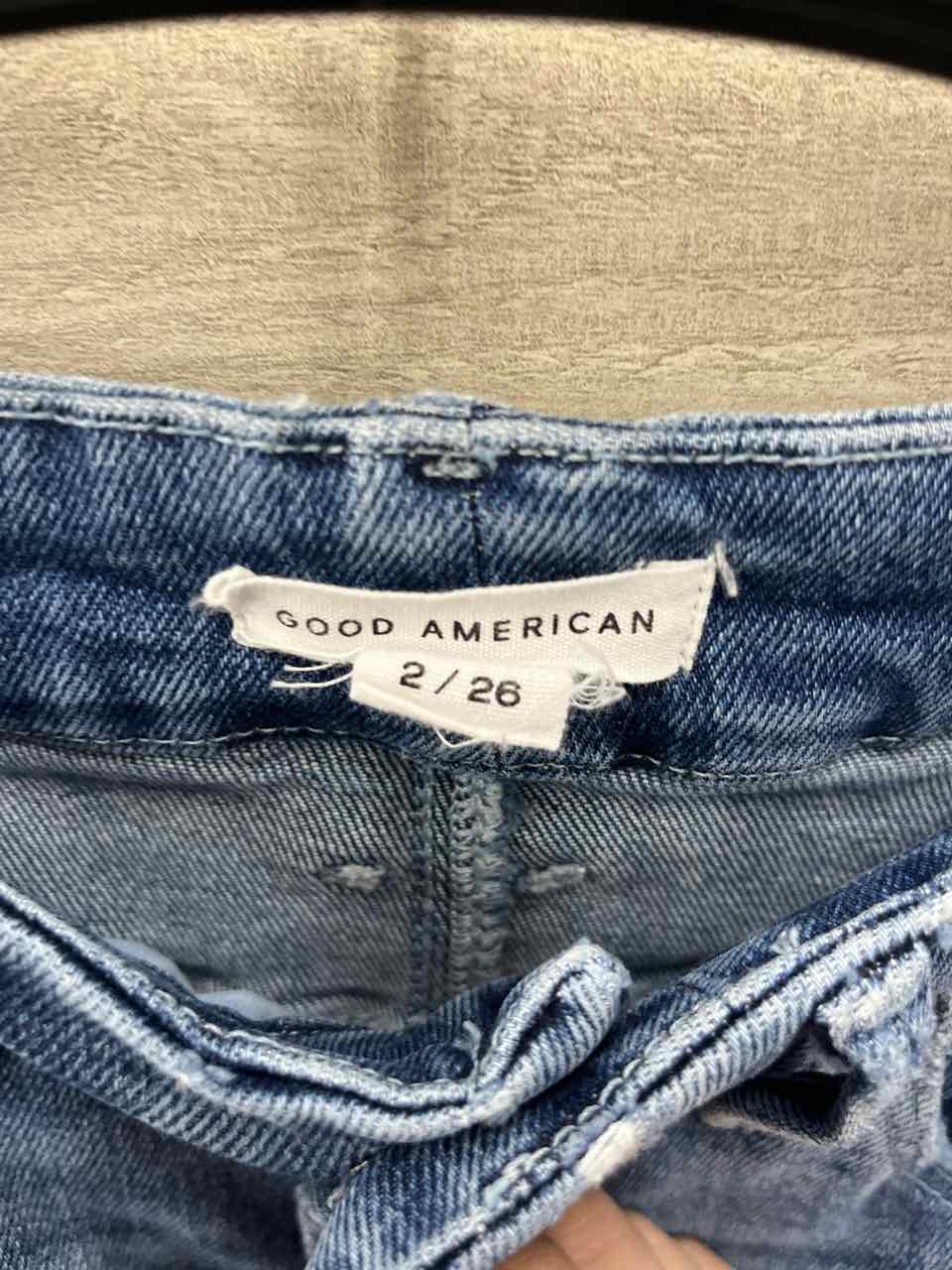 Good American Blue Womens Women Size 2 Jeans