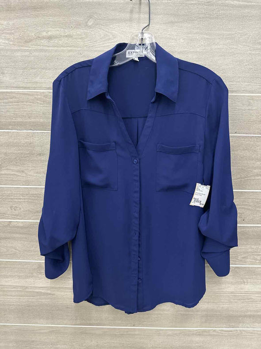 Express Blue Womens Size M Shirt