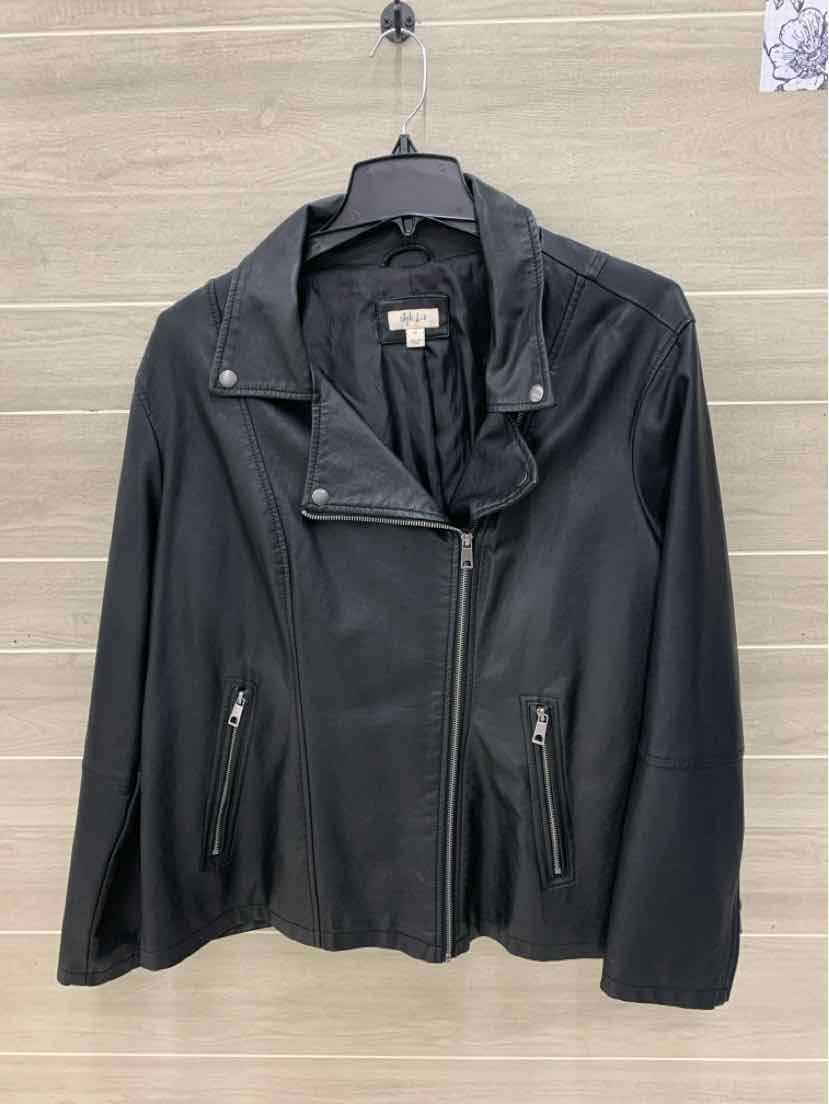 Style & Co Black Womens Size 3X Jacket (Outdoor)