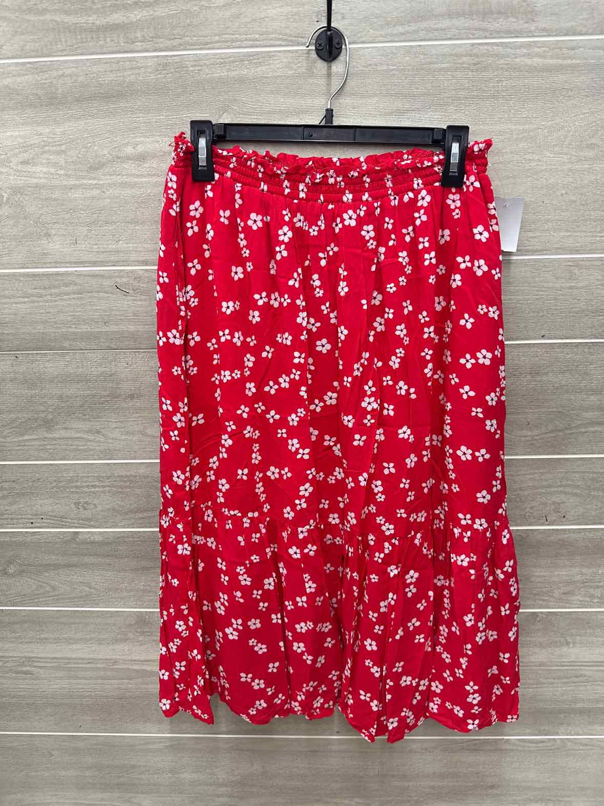 Draper James Size 10/12 Red Womens Skirt