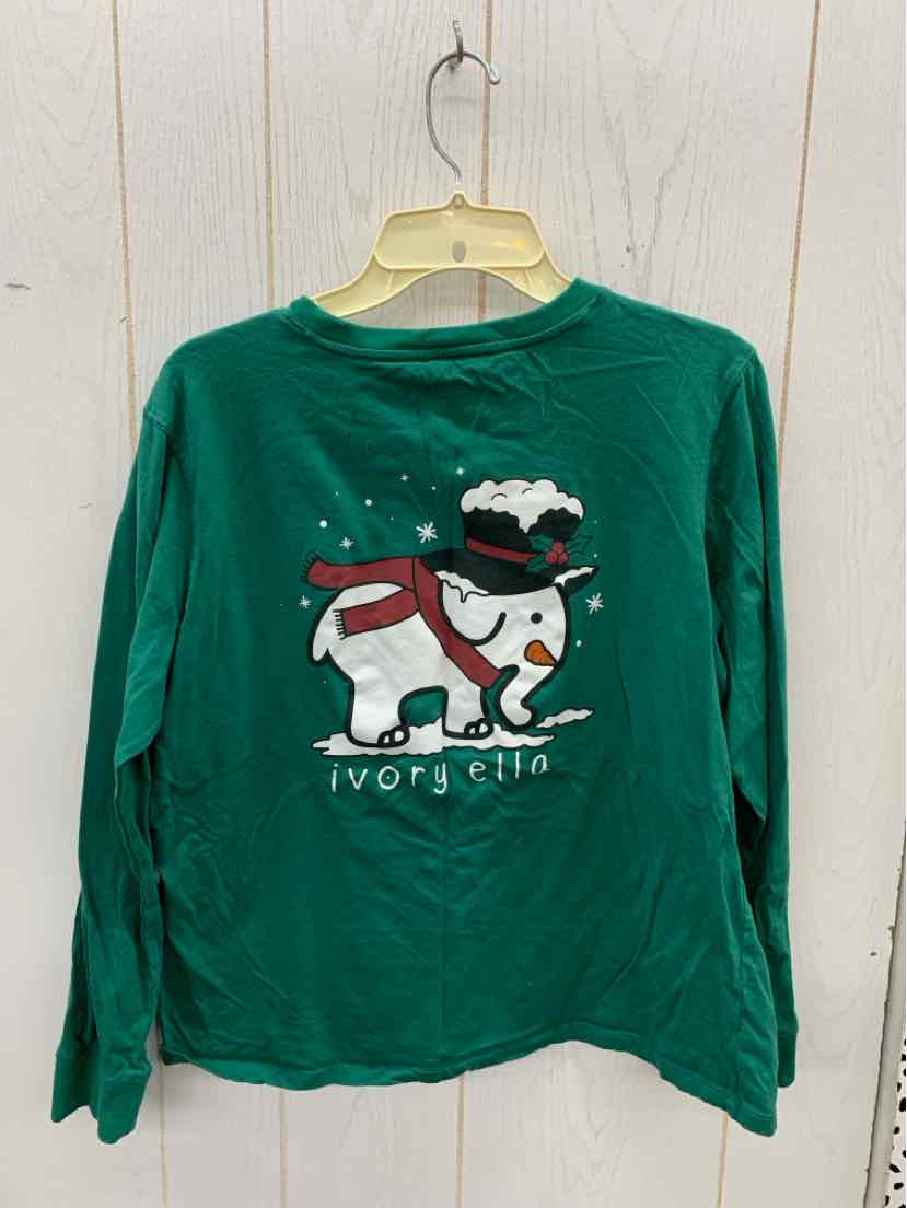 Ivory Ella Size XL Green Junior Shirt