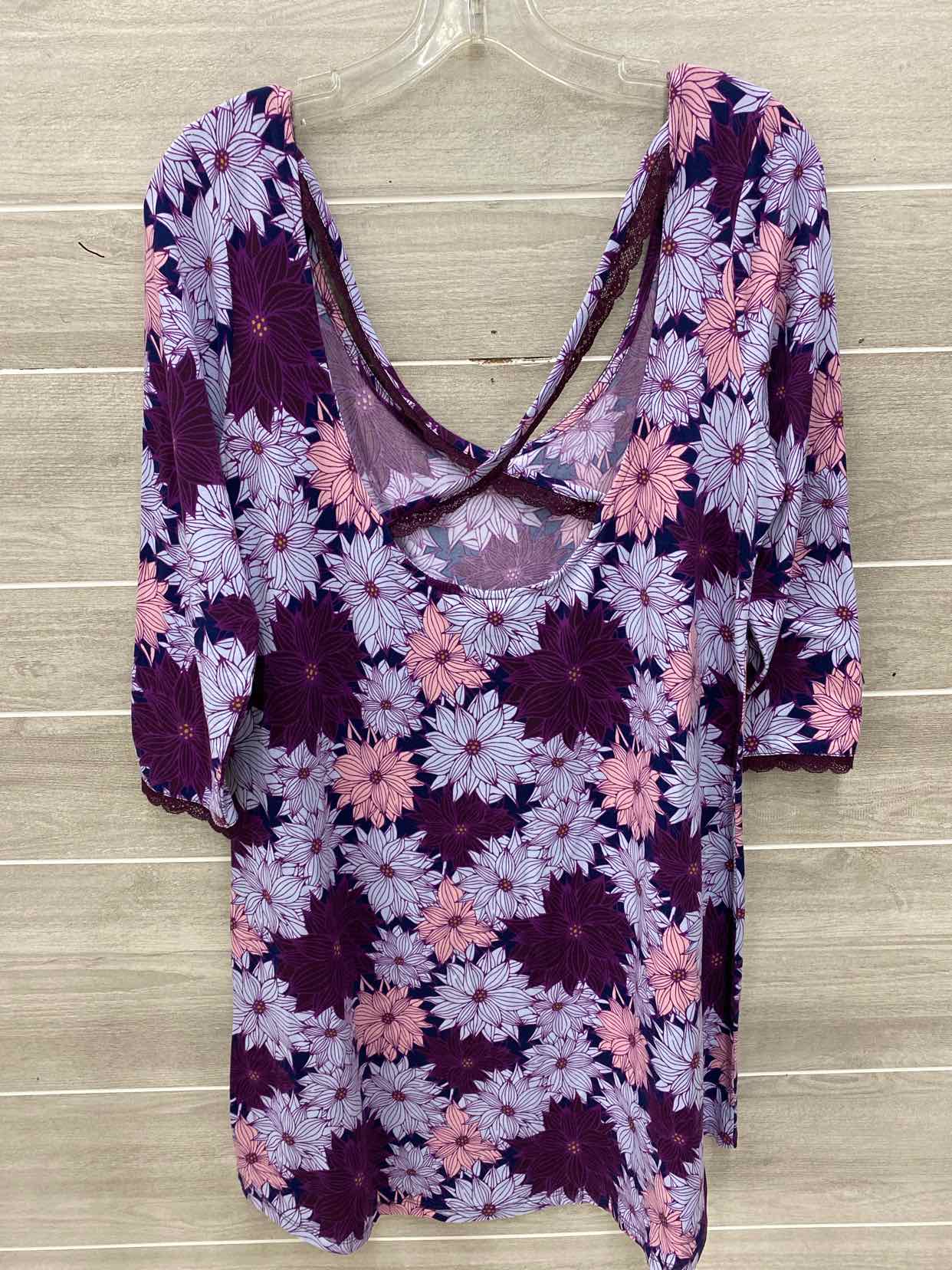 Maidenform Purple Womens Size L Pajamas