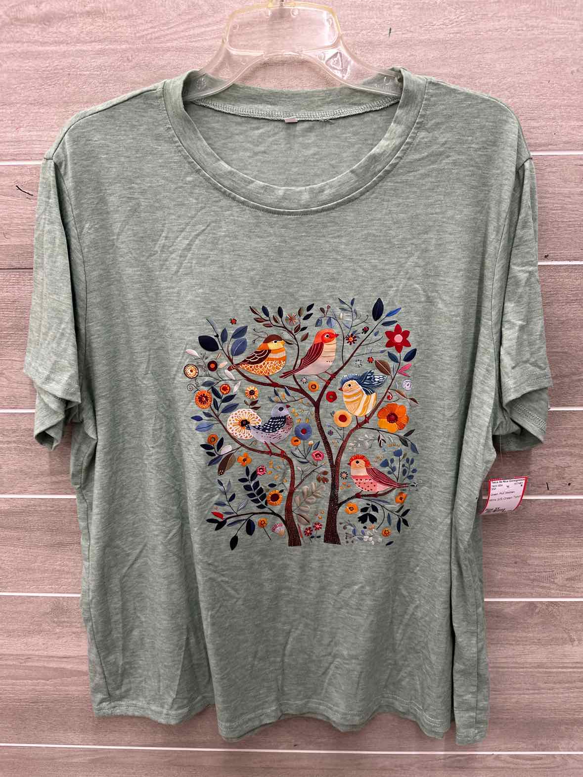 Size 3X Green Plus Shirt