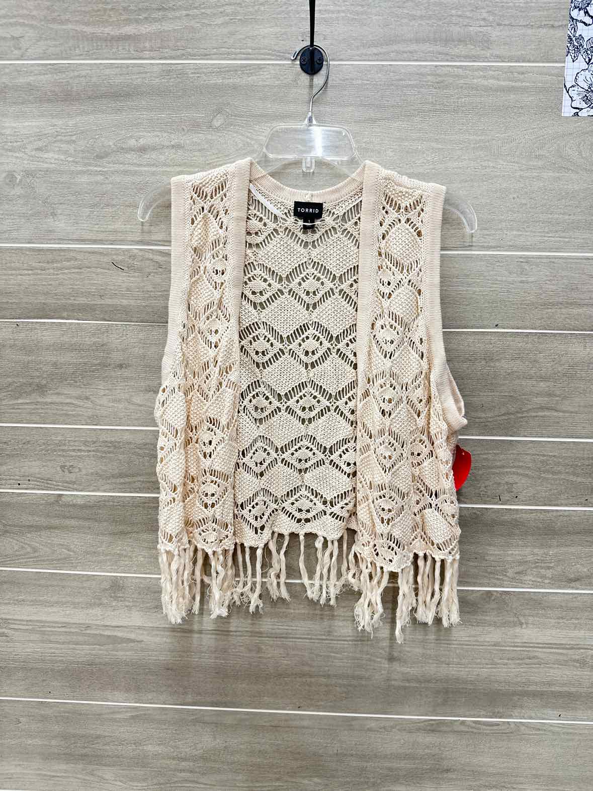 Torrid Beige Womens Women Size 1X Vest