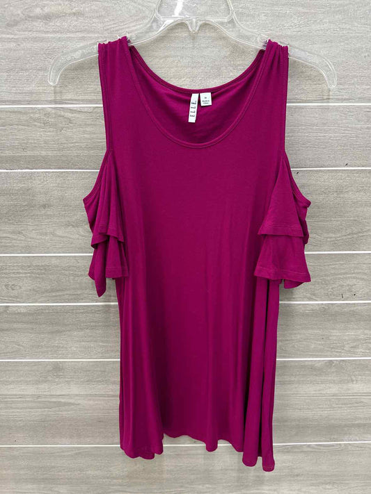 ELLE Pink Womens Size M Shirt