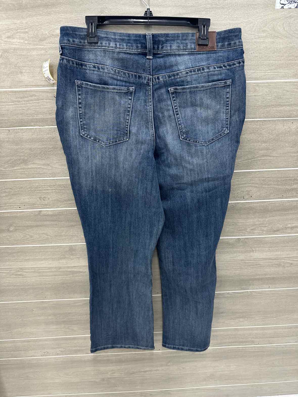 Maurices Blue Womens Women Size 16W Jeans