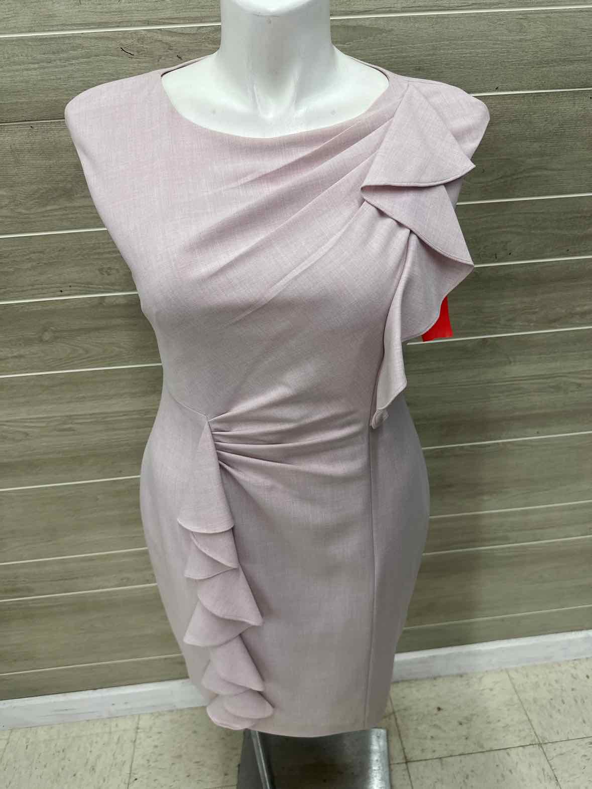 Calvin Klein Size 12 Pink Womens Dress