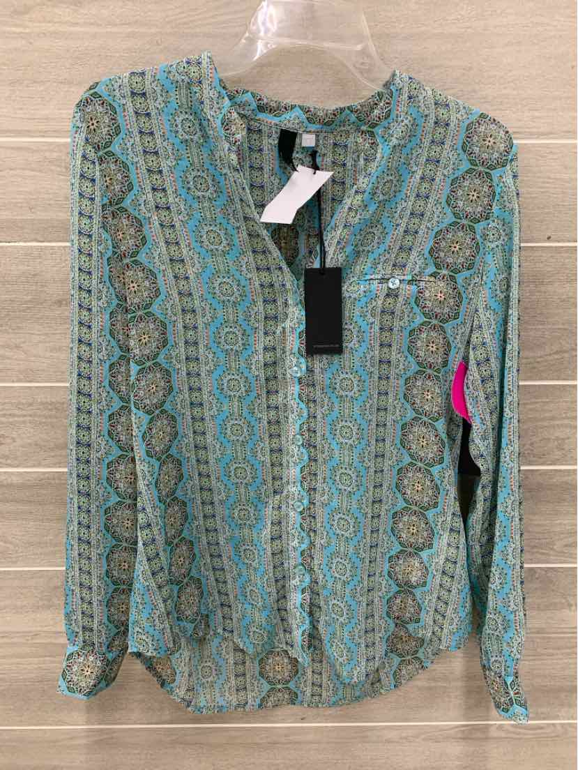 KUT from the Kloth Teal Womens Size Small Shirt