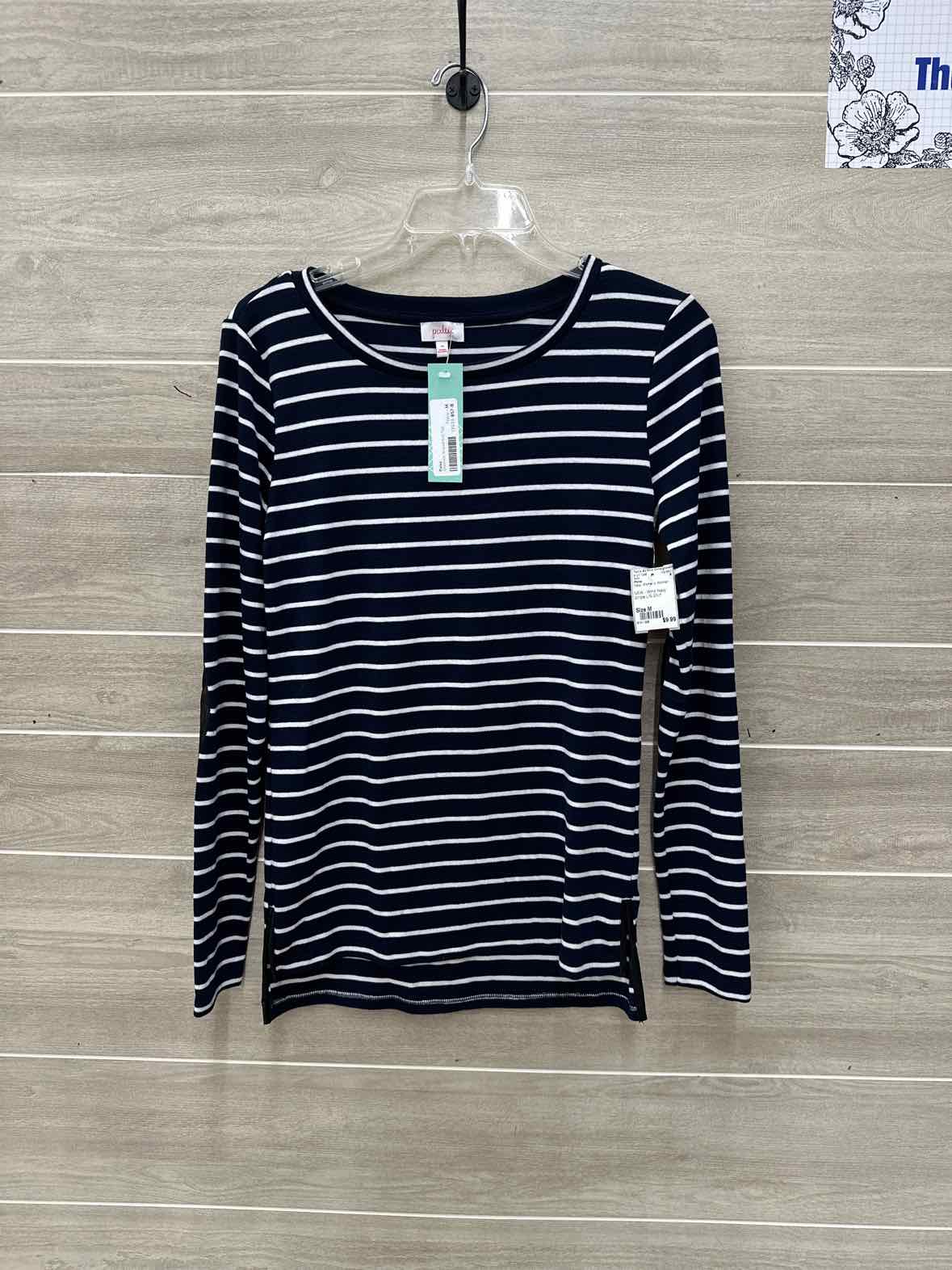 Pixley Navy Womens Women Size M Shirt