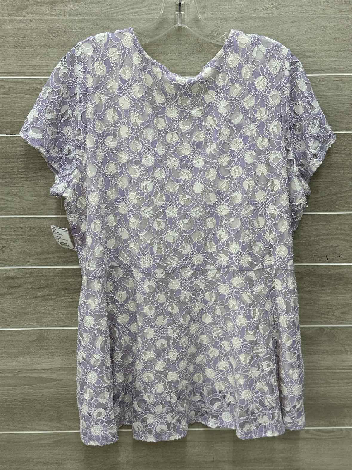 Susan Graver Purple Womens Size 16/18 Shirt