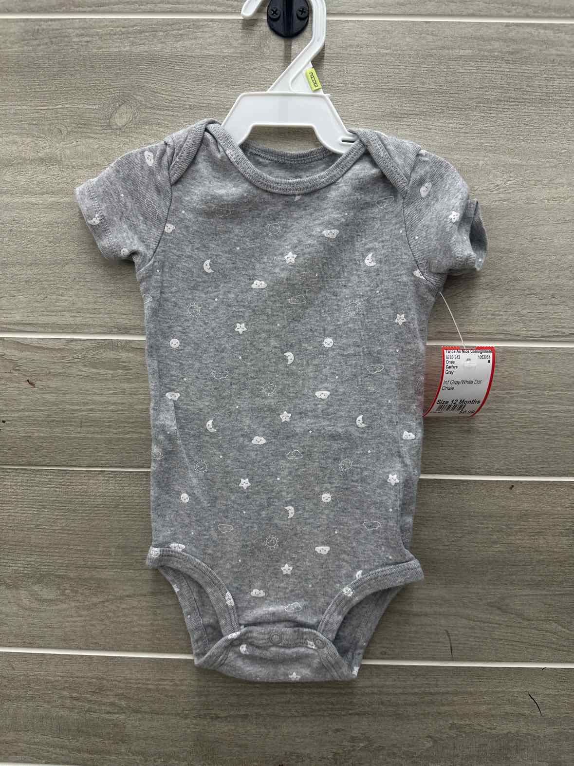 Carters Infant 12 Months Onsie