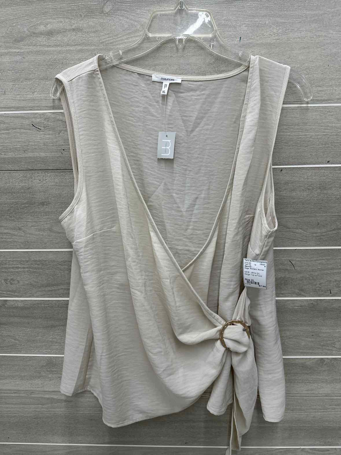 Maurices Size XL Beige Womens Tank Top