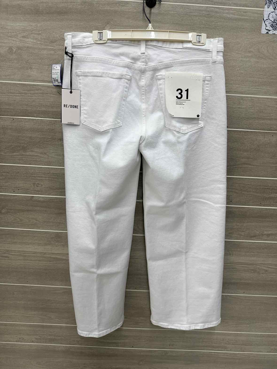 Re/Done Size 12 White Womens Jeans