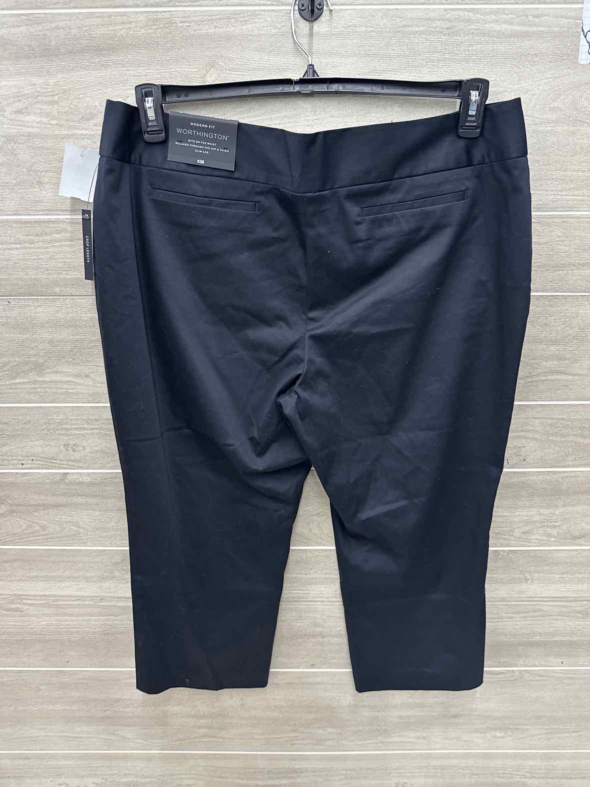 Worthington Size 18 Black Plus Pants