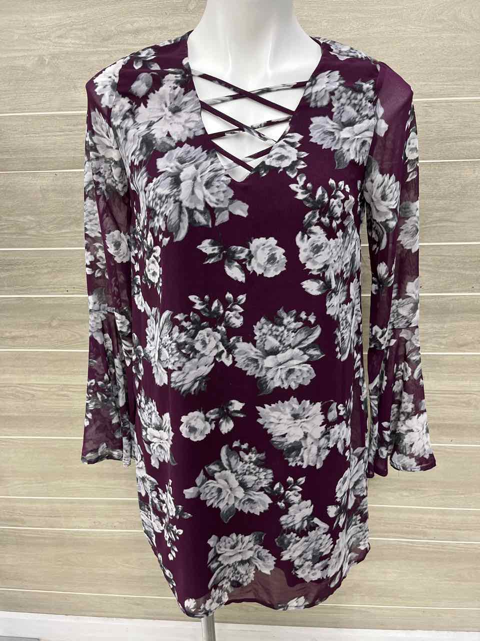 Speechless Purple Womens Women Size 4/6 Dress