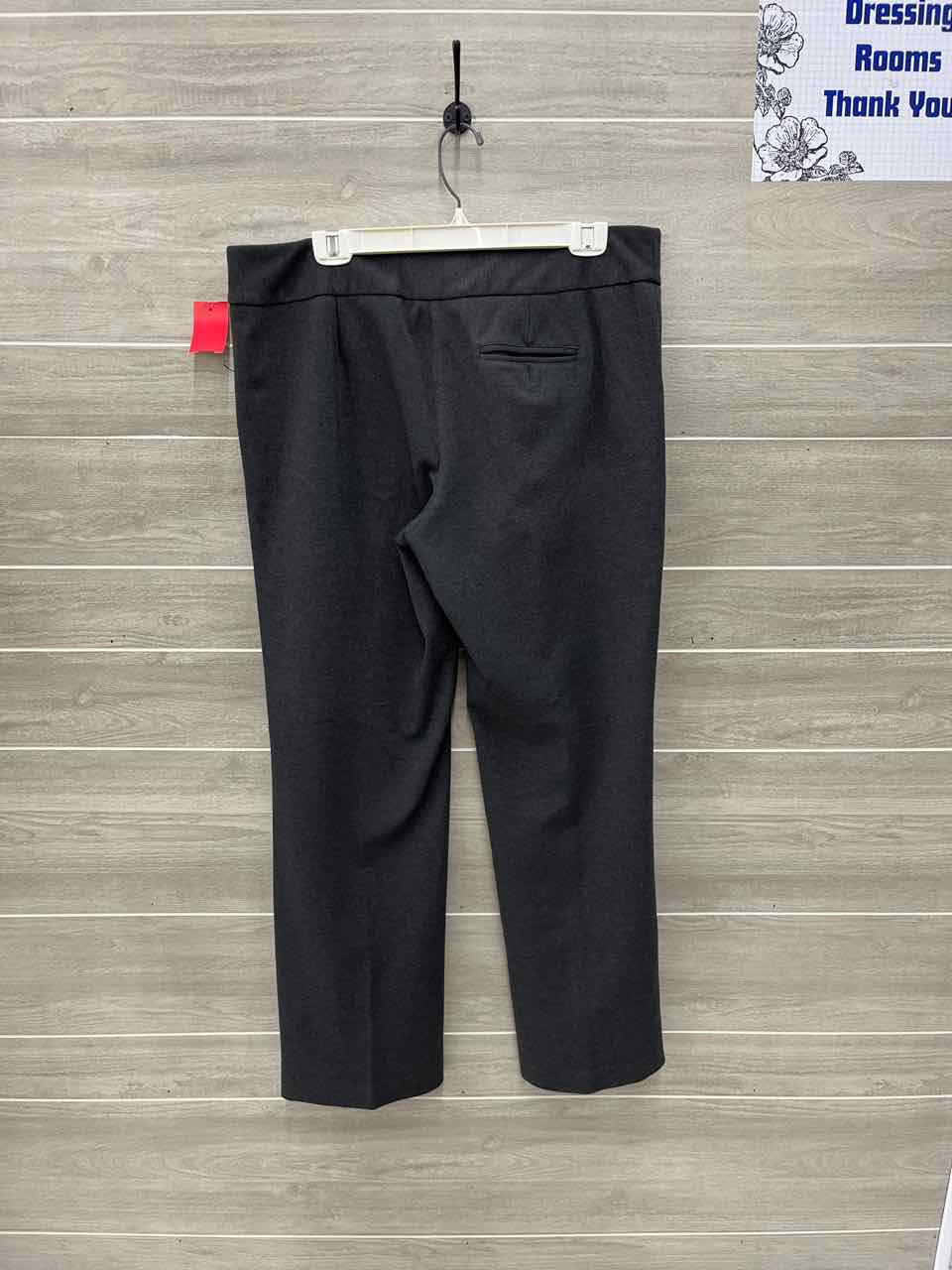 Relativity Gray Womens Women Size 14 Pants