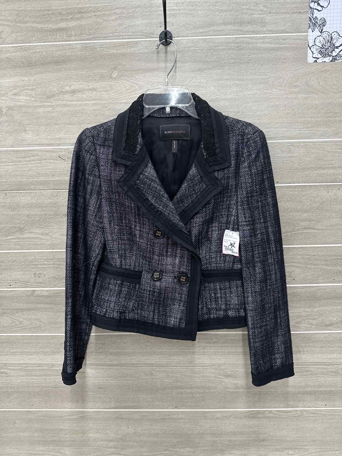 BCBG Maxazria Size S Black Womens Blazer