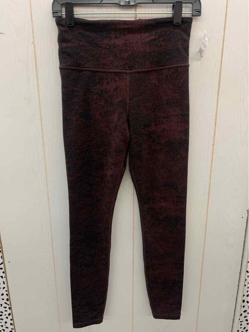 Athleta Burgundy Womens Size Small Leggings
