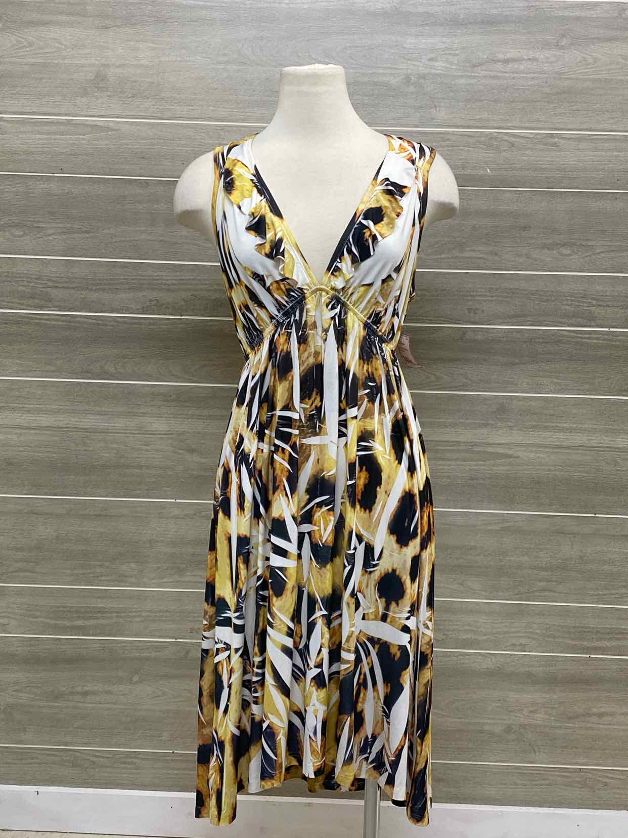One World Yellow Womens Size 8/10 Dress