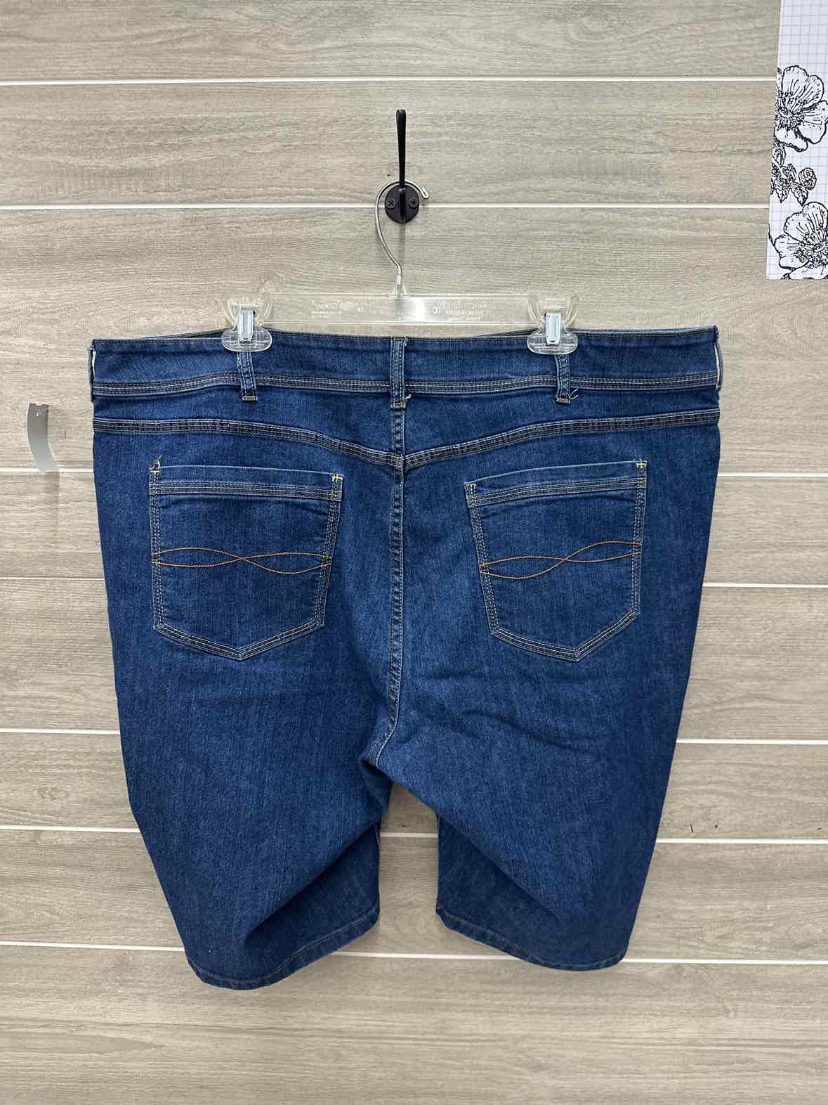 Riders Size 22W Blue Plus Shorts