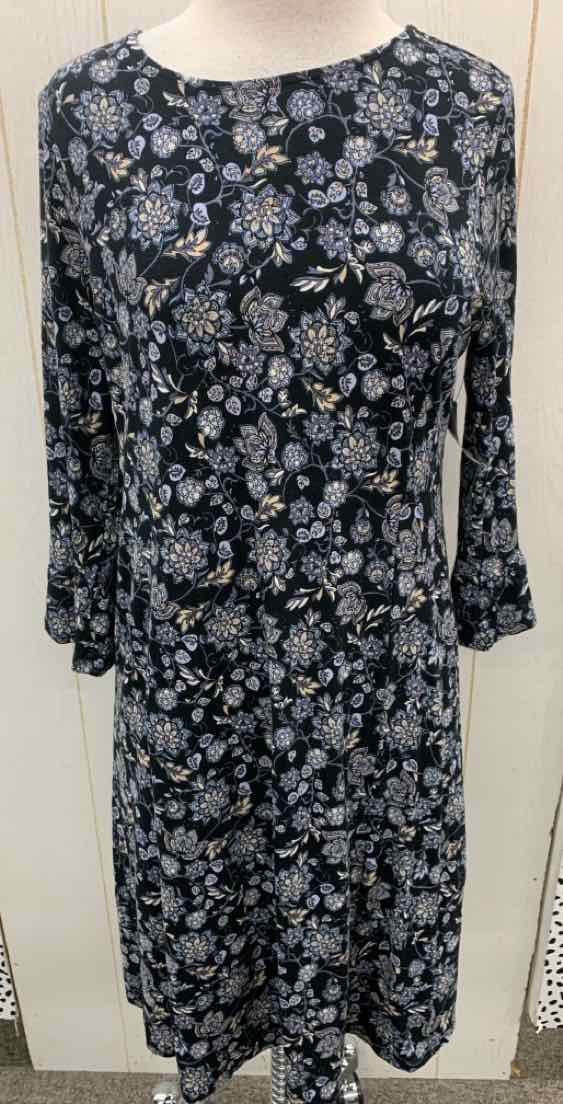 J Jill Black Womens Size 6 Dress