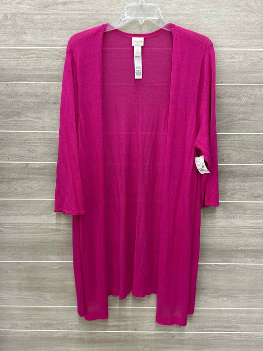 Chico's Pink Womens Size 16 Sweater