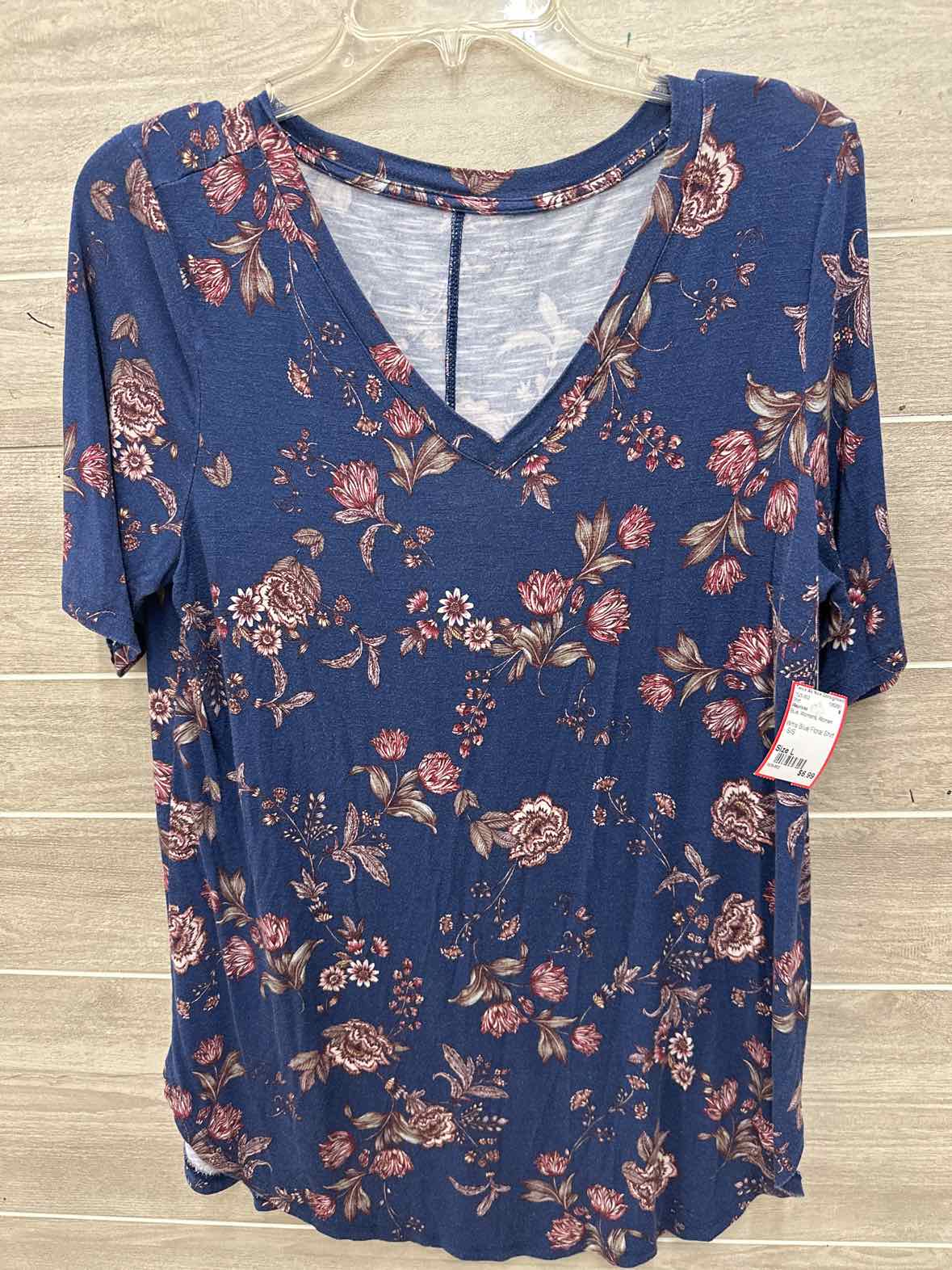 Maurices Size L Blue Womens Shirt