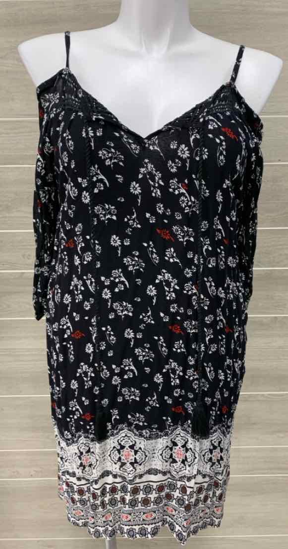 Tanzara Black Womens Size 16 Dress