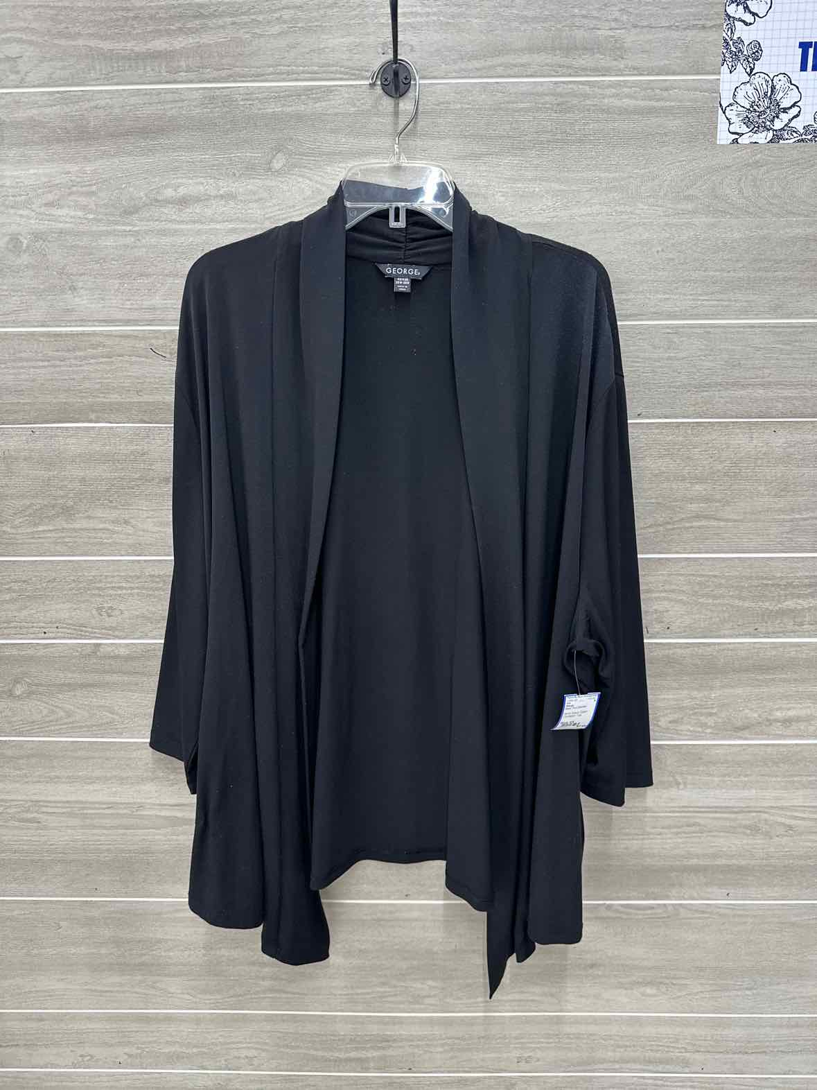 George Size 4X Black Plus Shirt