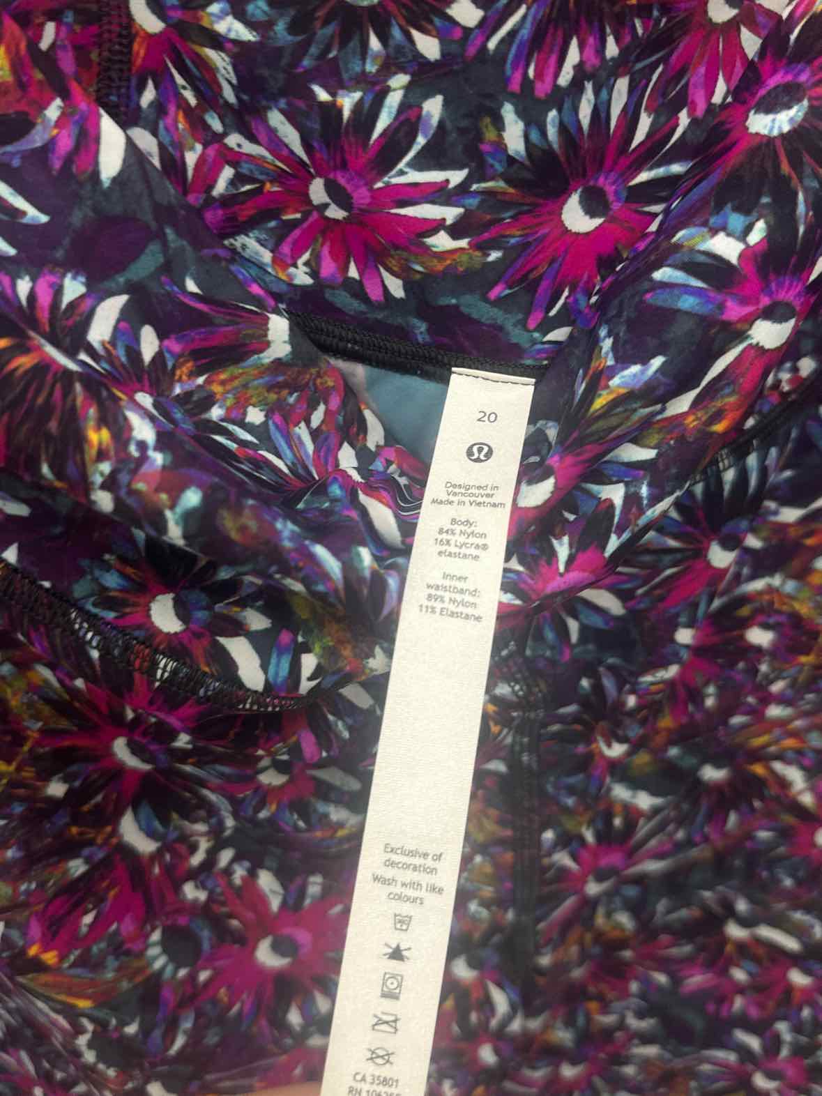 Lululemon Multi-Color Womens Women Size 20 Leggings