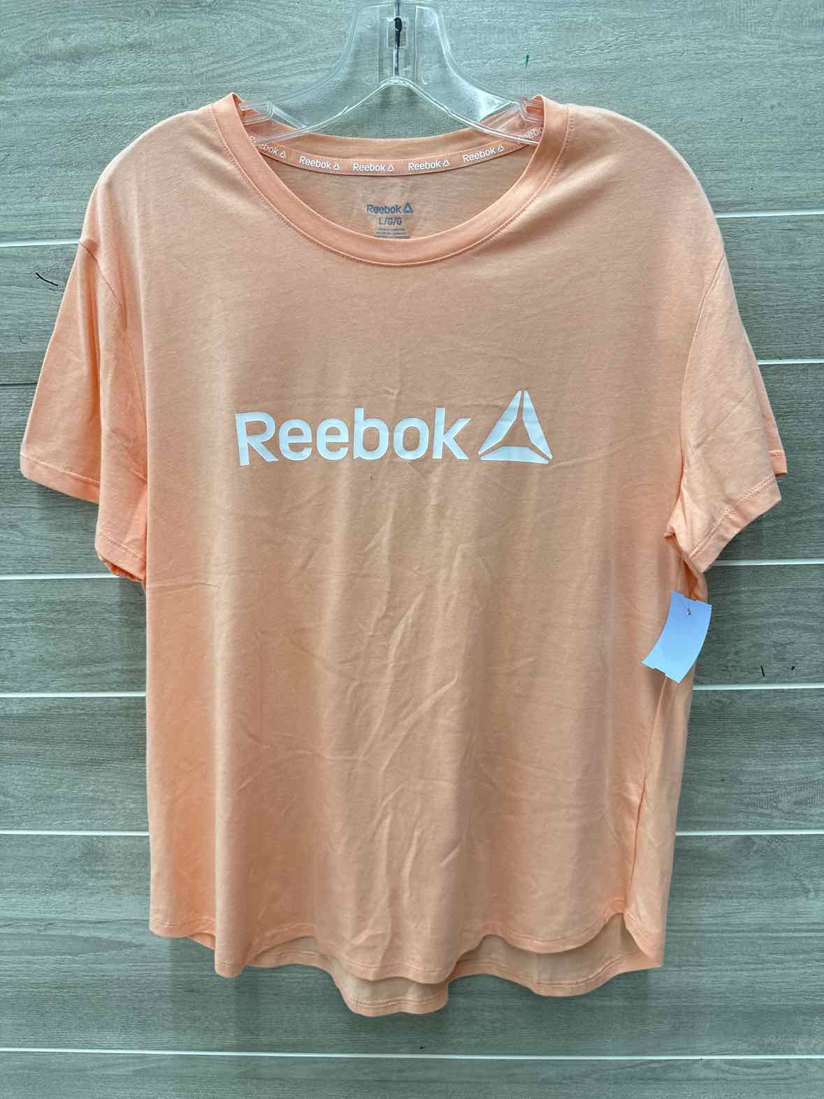 Reebok Size L Coral Womens Shirt