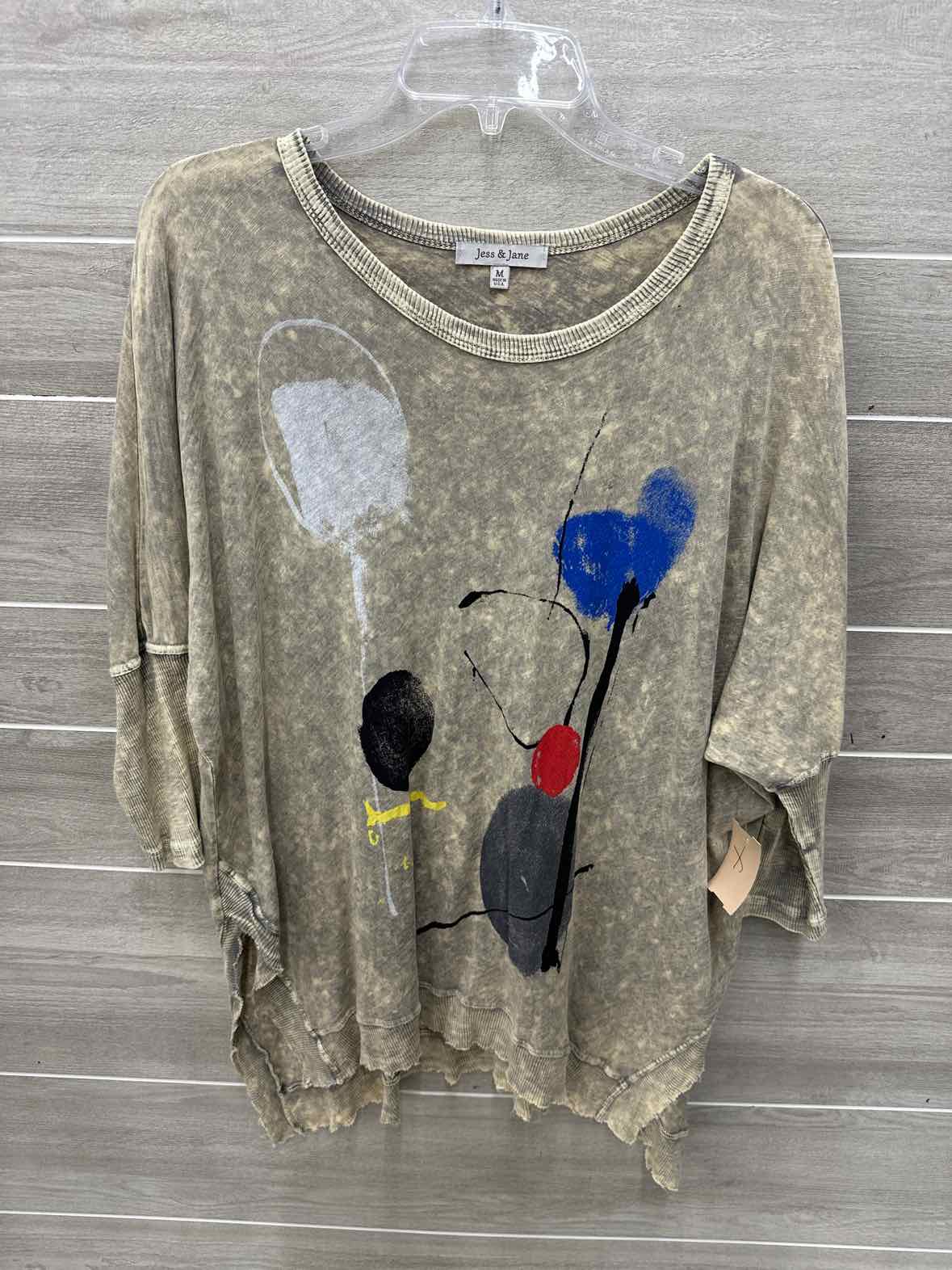 Jess & Jane Tan Womens Size M Tank Top