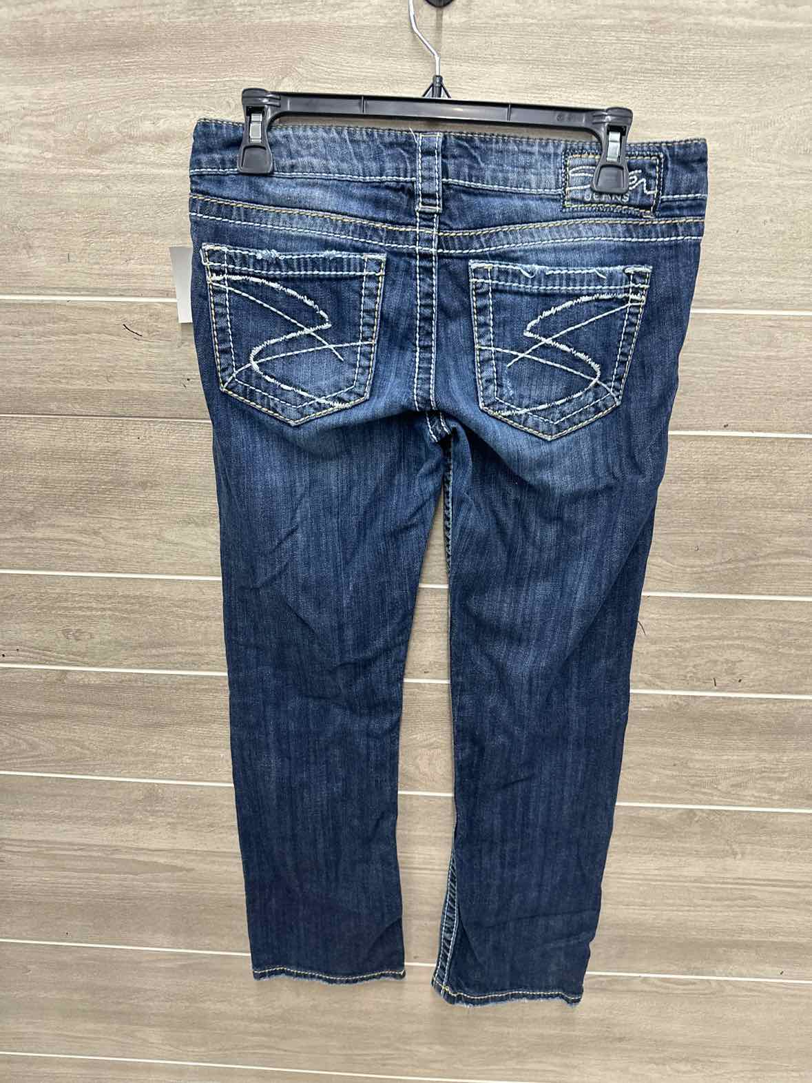 Silver Size 4 Blue Womens Jeans
