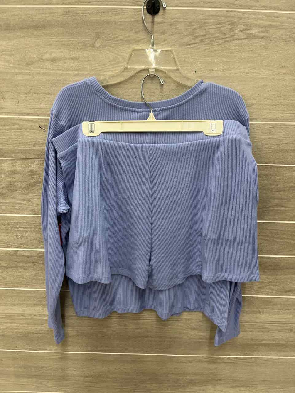 Lands End Size 18 Blue Womens Short Set