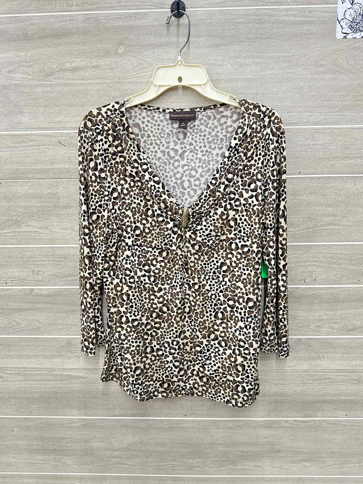 Dana Buchman Size M Brown Womens Shirt