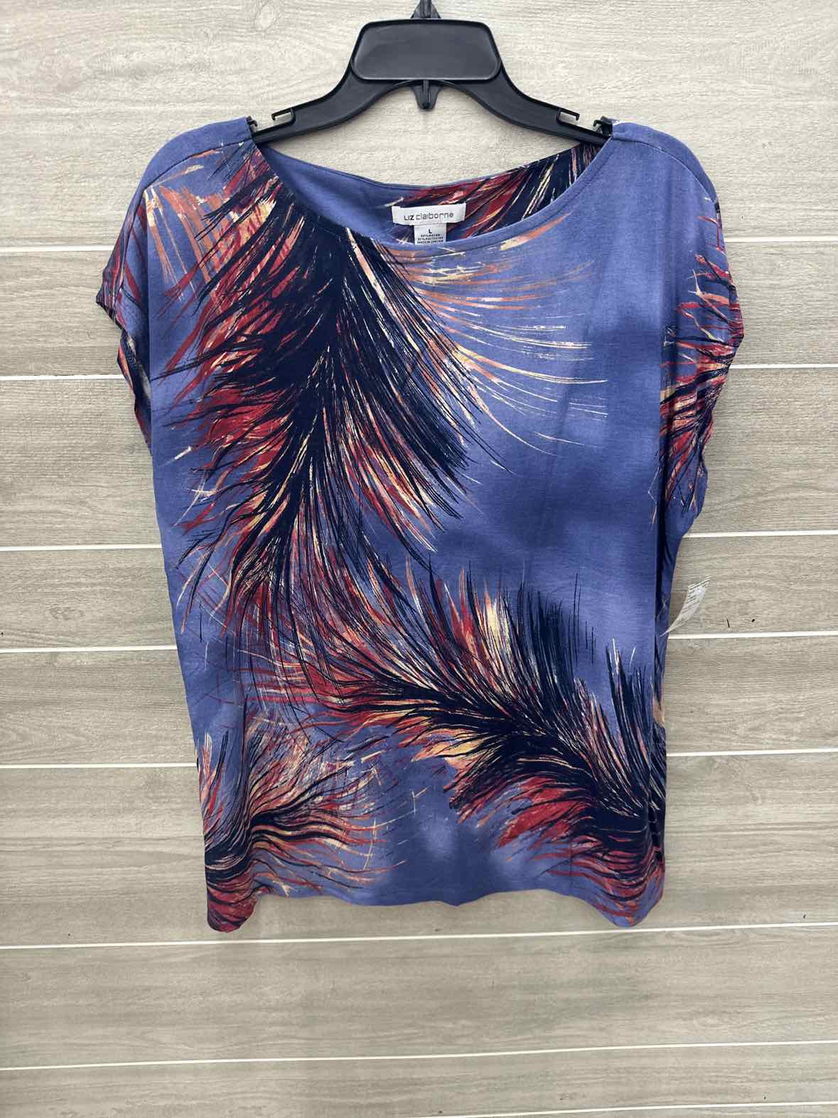 Liz Claiborne Blue Womens Size L Shirt