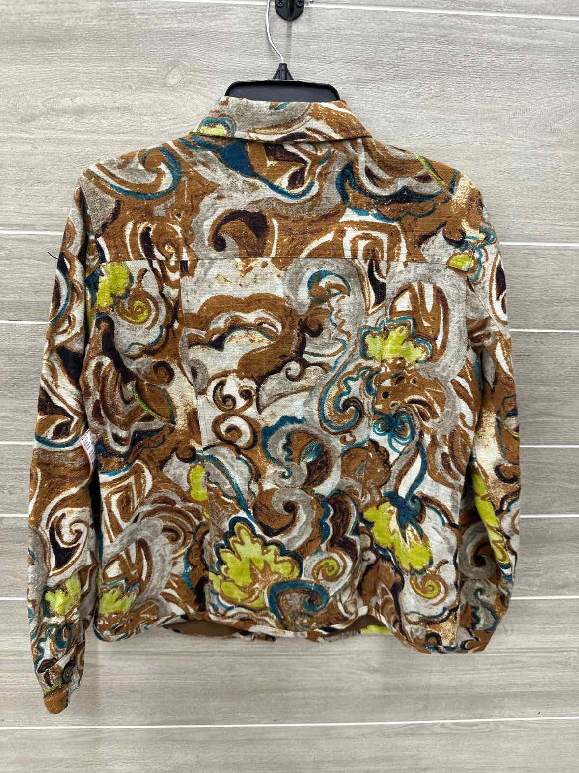 Chico's Brown Womens Women Size 8/10 Blazer