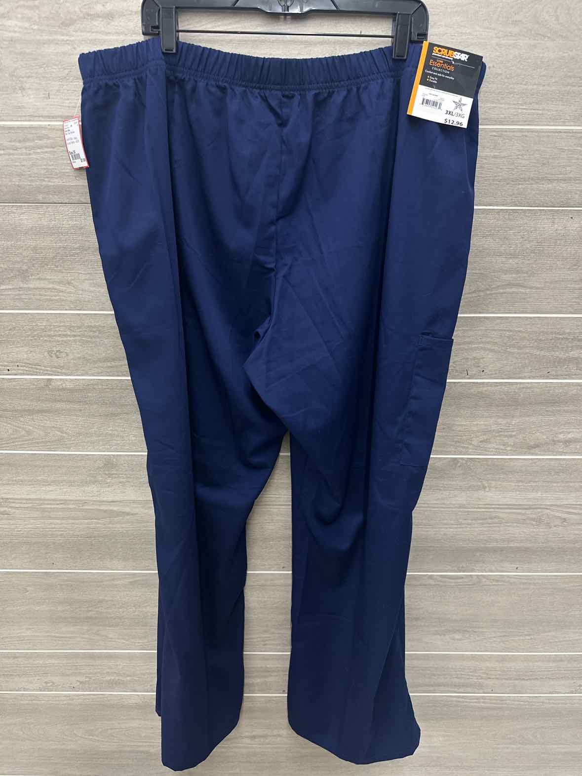 Scrub Star Size 3X Blue Plus Scrub Pants
