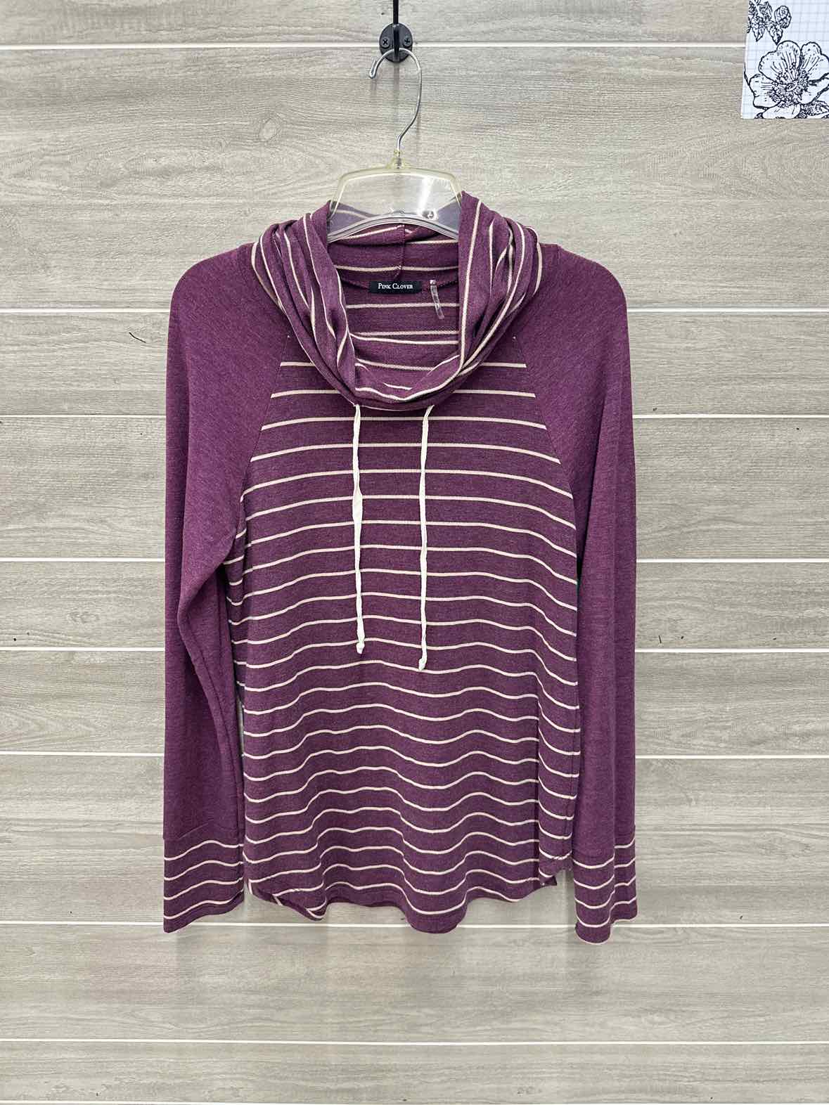 Pink Clover Size S Purple Womens Shirt