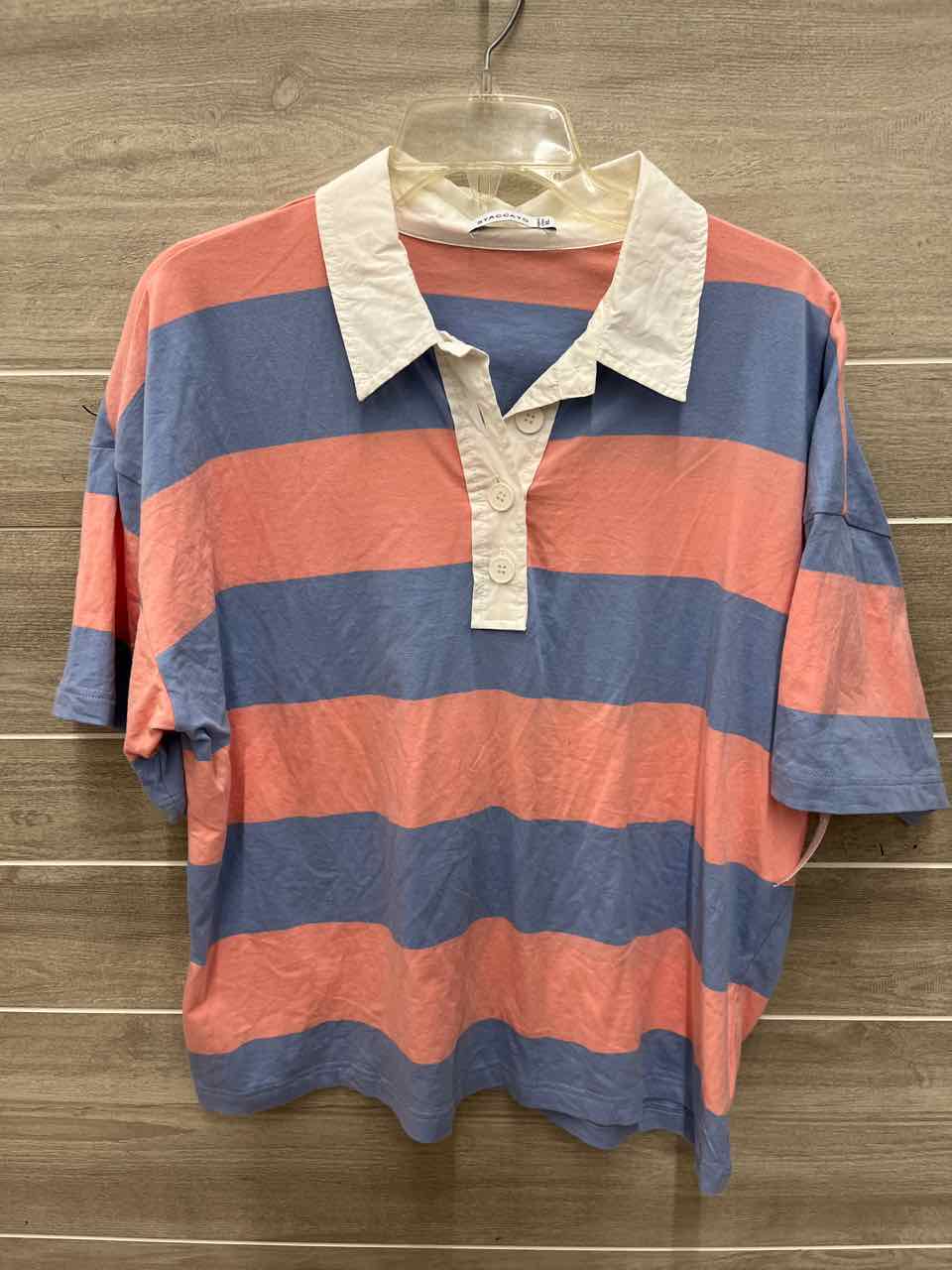 Staccato Size XL Blue Womens Shirt