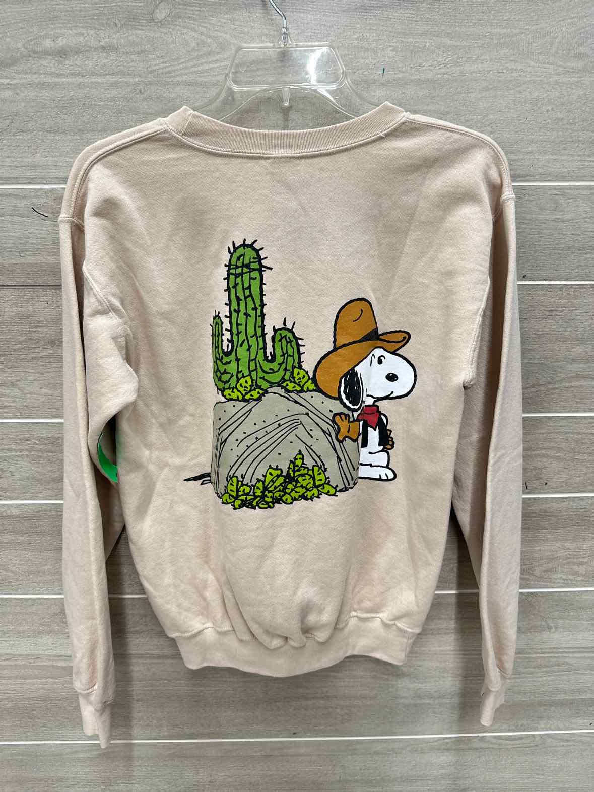 Size S Beige Womens Sweatshirt