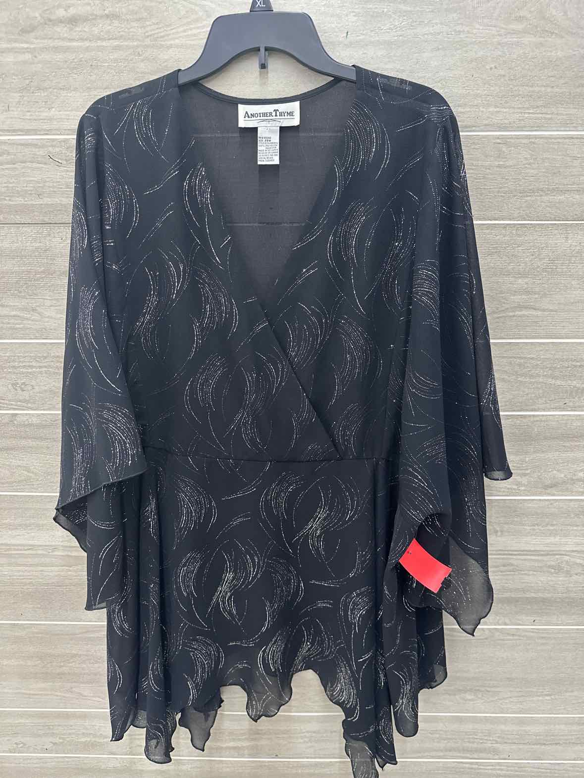 Another Time Size 28W+ Black Plus Shirt