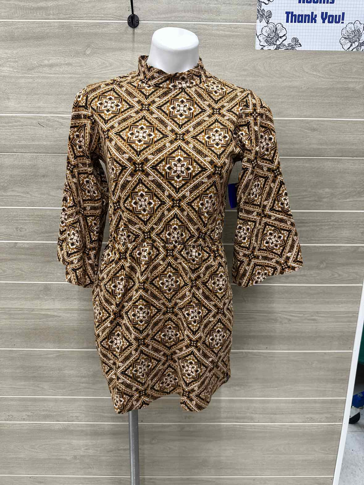 Size 2 Brown Womens Dress