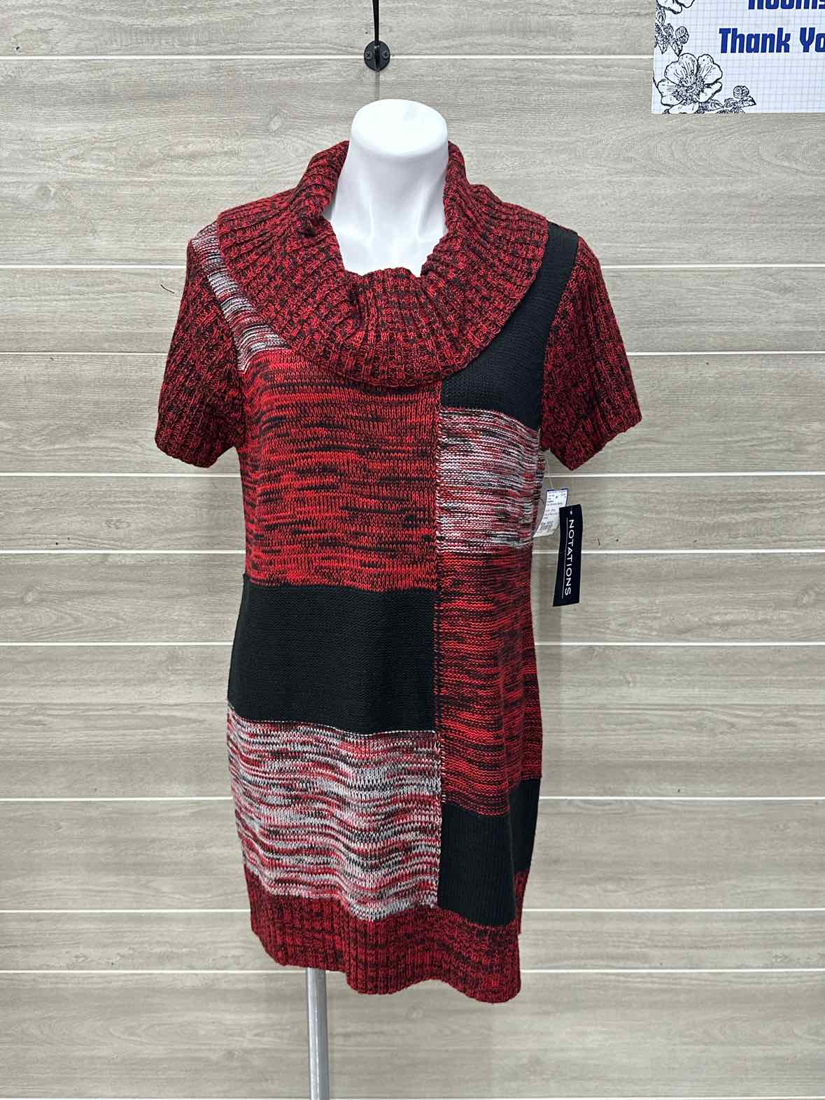 Notations Size 10/12 Red Womens Dress